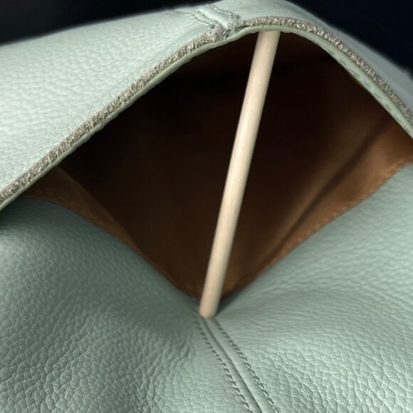 THE SAK LUCIA PASTEL GREEN PEBBLE LEATHER W/BLACK METAL TONE HARDWARE CROSSBODY - Picture 5 of 10